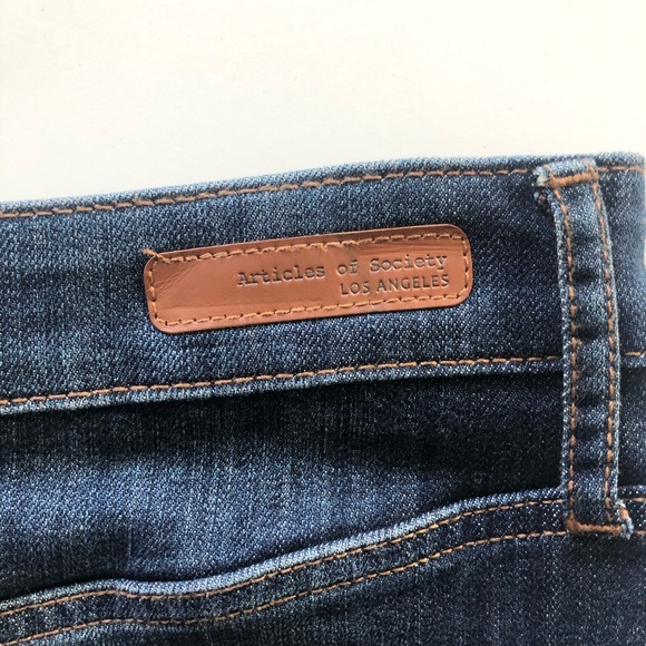 NWT Articles of Society Sally Denim Button Skirt - Picture 7 of 9